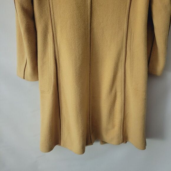 DKNY Camel Wool Coat (XS?) - Picture 12 of 15